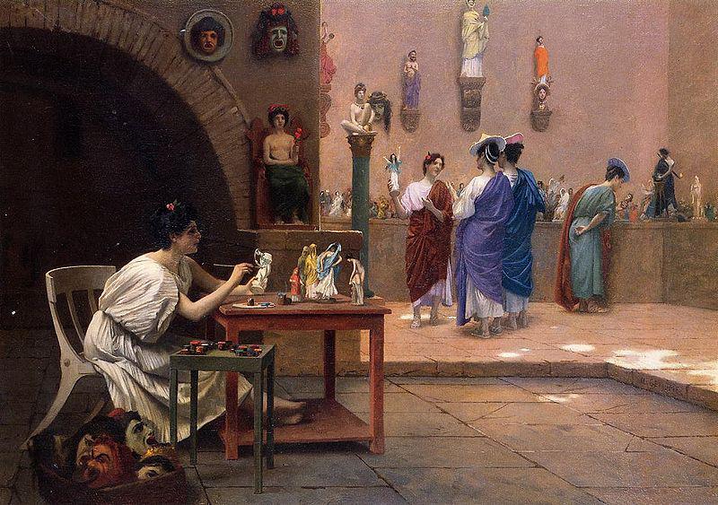 Jean-Leon Gerome Painting Breathes Life into Sculpture